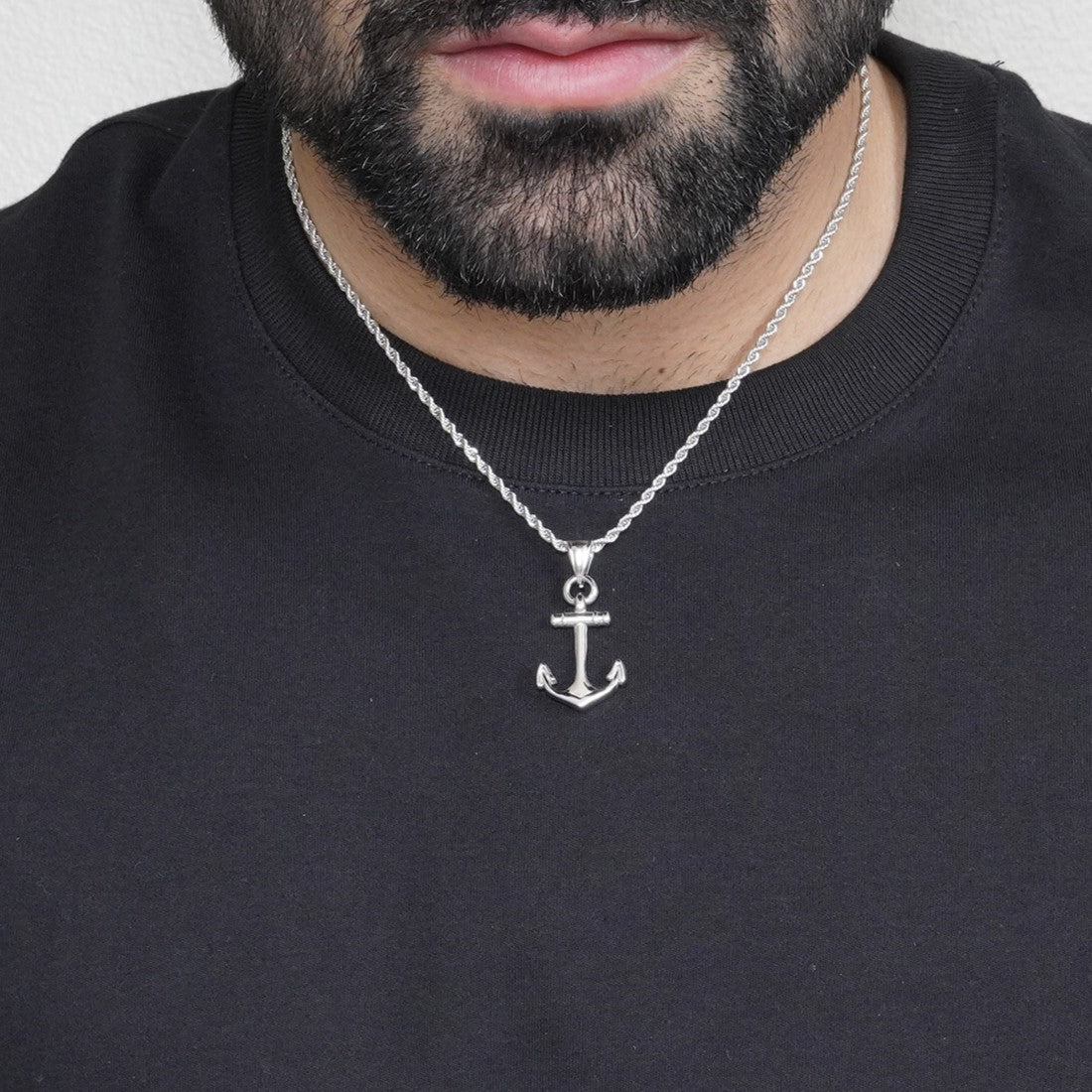 Anchor Pendant - Silver