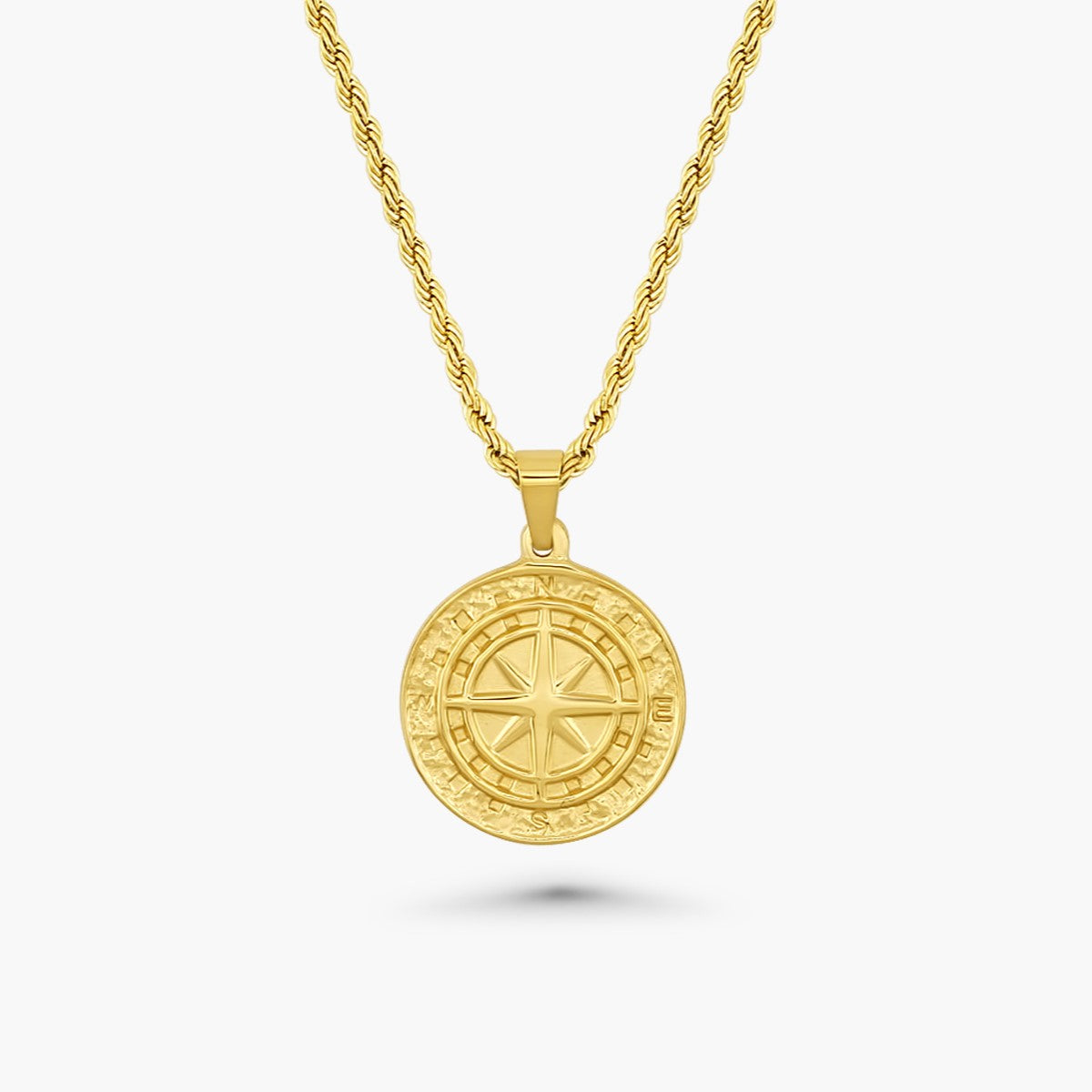 Compass Pendant - Gold