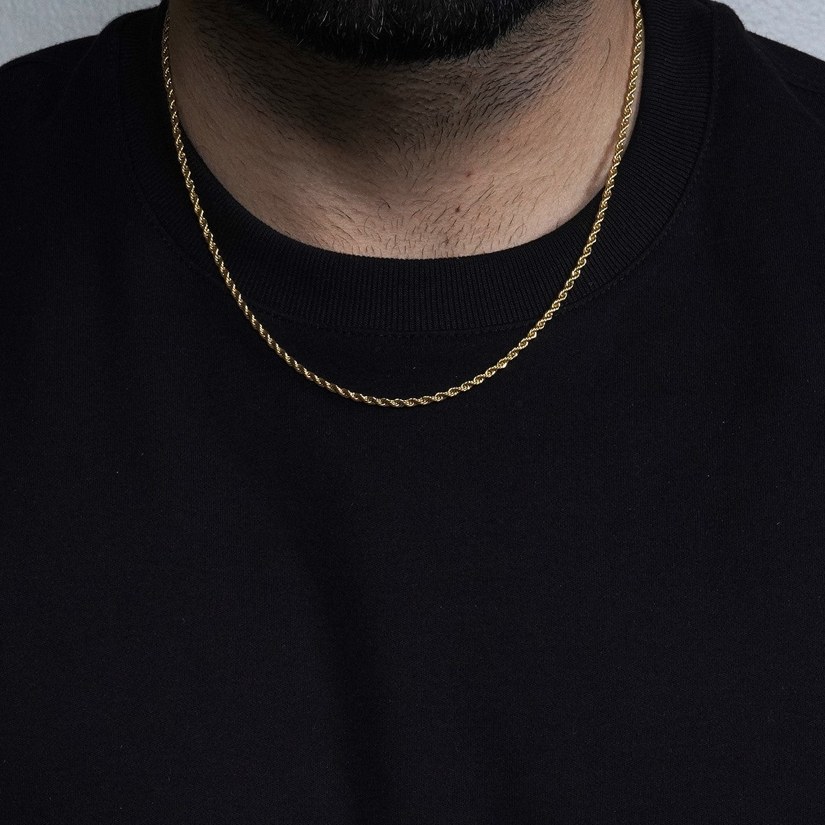 ROPE CHAIN - GOLD(3MM)