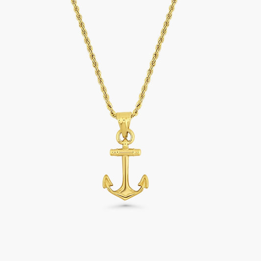 Anchor Pendant - Gold