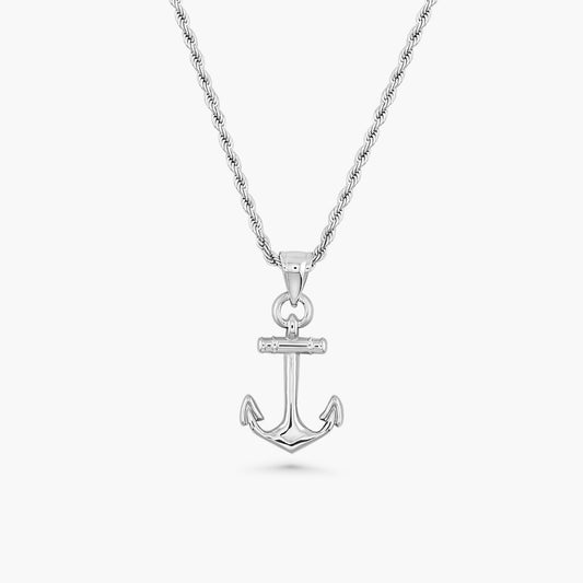 Anchor Pendant - Silver