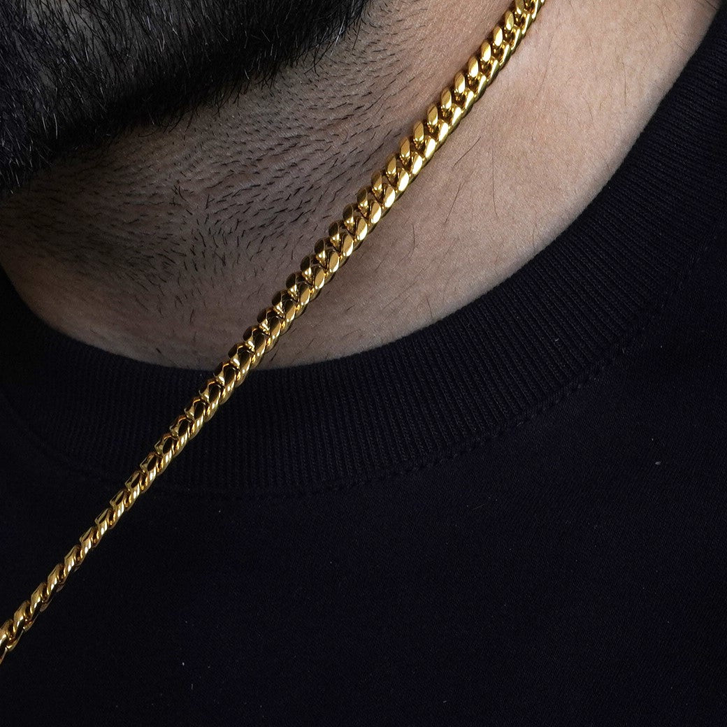 Cuban 6mm - GOLD