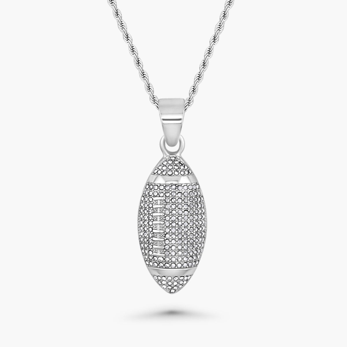 Football Pendant (Silver)