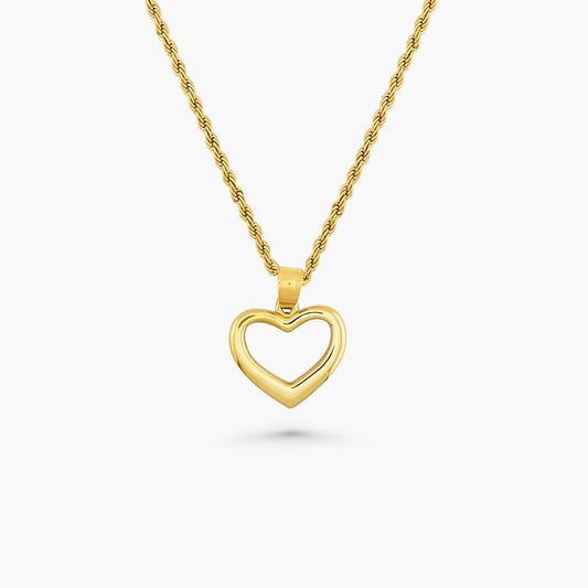 Heart Pendant - Gold