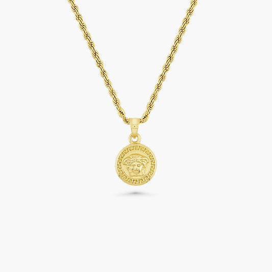 Medusa Pendant - Gold
