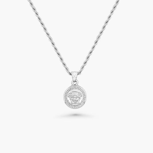 Medusa Pendant - Silver