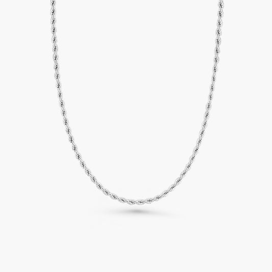 ROPE CHAIN - SILVER(2.5mm)