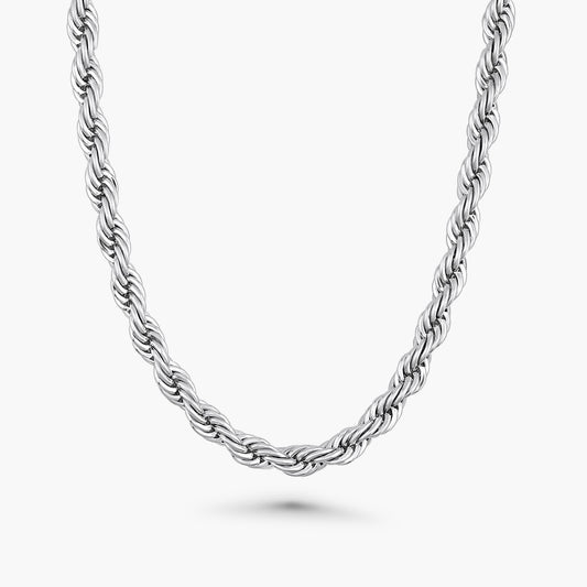 ROPE CHAIN - SILVER(6mm)