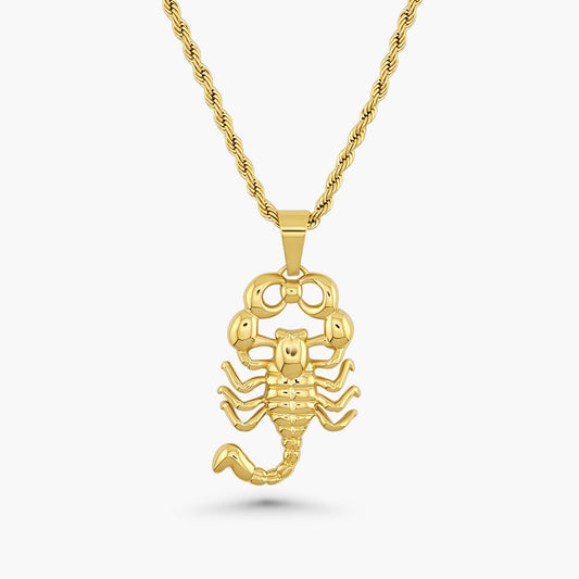 Scorpion Pendant - Gold