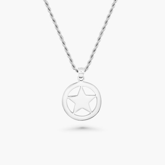 Star Pendant - Silver